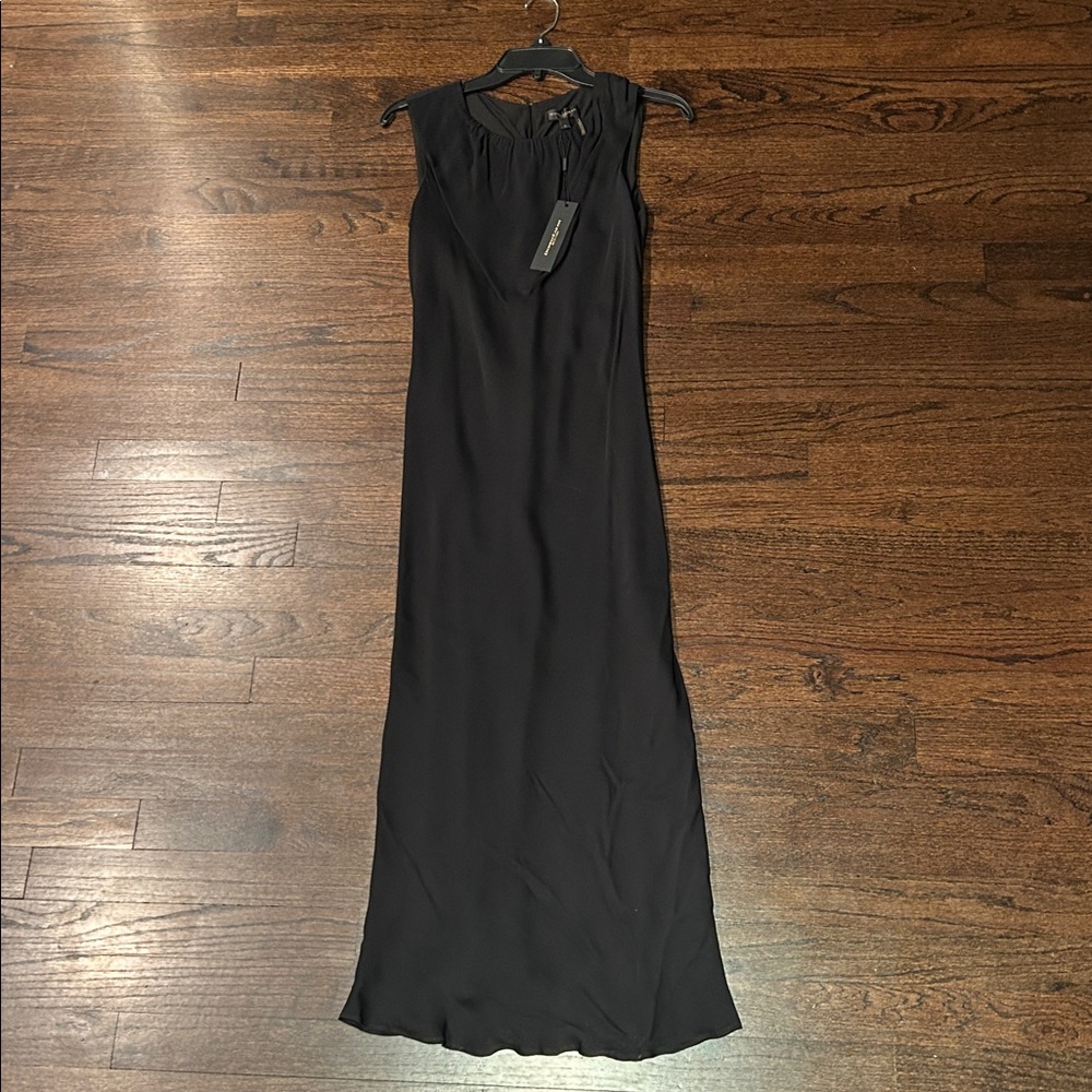 NWT Donna Karan Women’s Elegant Black Sleeveless Dress Size 8
